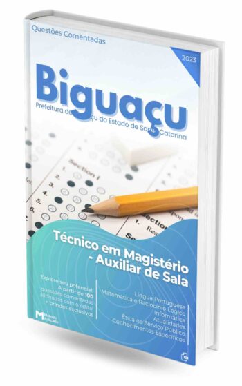 Apostila Concurso Pref. Biguaçu SC 2023 - Tecnico em Magistério - Auxiliar de Sala