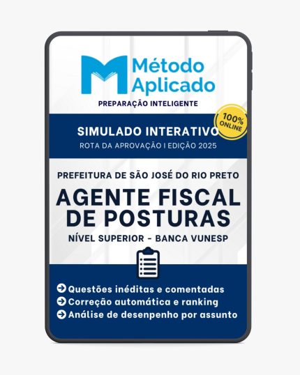 COMBO PREMIUM São José do Rio Preto SP 2025 Fiscal de Posturas
